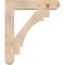 Ekena Millwork Merced Craftsman Smooth Bracket w/ Offset Brace, Douglas Fir, 7 1/2"W x 34"D x 40"H BKT0806X34X40MRC04SDF - alternate 2